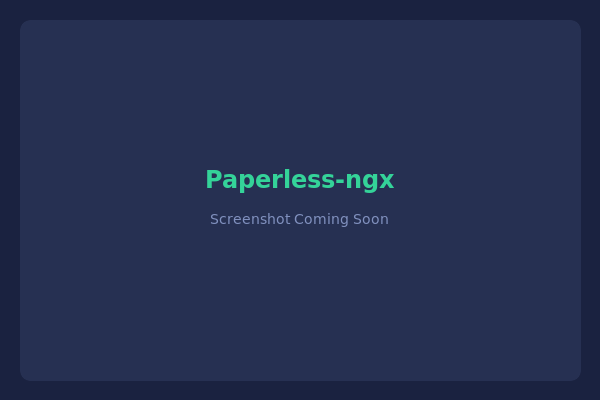 Paperless-ngx — Document Management